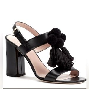 Kate Spade Heels With Pom Poms and Tassels